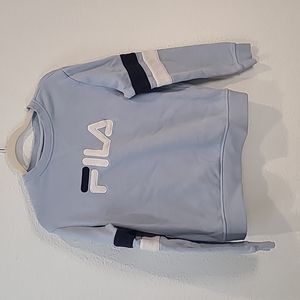 Fila pullover sweatshirt medium baby blue